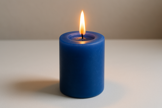 blue candle